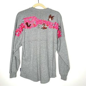 Disney Spirit Jersey Forest Friends Critter Long Sleeve Shirt Disney World XS